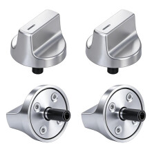 4 Stück W11687171 Gasherdknöpfe für -Herde, Ersetzt W11513755