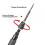 Torque Screwdriver Precisions Phone Repair Tool, 5 Interchangeable Magnetic Bits for Smartphone Electronics Maintenance 7