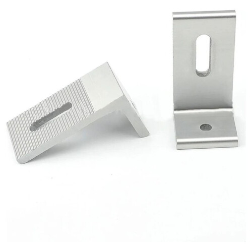 10pcs Solar Panel Mounting Brackets, 90 Degree L Brackets (for Flat Roof PV Module Installation) 1