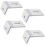 10pcs Solar Panel Mounting Brackets, 90 Degree L Brackets (for Flat Roof PV Module Installation) 3