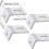 10pcs Solar Panel Mounting Brackets, 90 Degree L Brackets (for Flat Roof PV Module Installation) 6