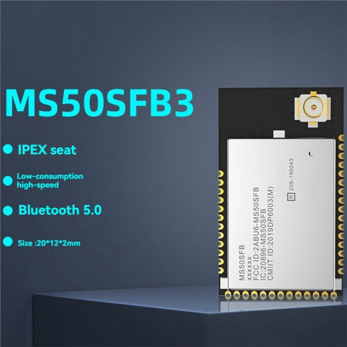 MS50SFB3  5.0 RF Transceiver Module Low Power Nordic NRF52810 Chip, Long Range, Stable Communication Module Kit 1
