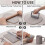 9 Pcs Clay Texture Roller Set with Handle, Geometric Pattern Rollers for Clay and Crafts 4