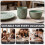 9 Pcs Clay Texture Roller Set with Handle, Geometric Pattern Rollers for Clay and Crafts 5