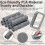 9 Pcs Clay Texture Roller Set with Handle, Geometric Pattern Rollers for Clay and Crafts 3