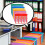 8 Pack Rainbow Hanging File Folder Dividers for Cabinets Plastic Folder Separators,Fits Letter Size, for Bills, Receipts 3