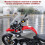 Motorcycle Windshield Windscreen for  G 310 GS G310GS 2017-2024 Double Bubble Screen Deflector 6