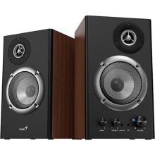 Altoparlanti per computer in legno - Genius - SP-HF1200B - 36 W RMS - 2.0 canali - Presa jack 3,5 mm - Connessione cablata