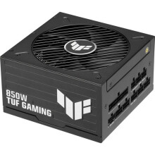 Fuente de alimentación ATX negra - Asus - 850 W - 80 PLUS Oro - Cables modulares - Ventilador de 13,5 cm - 24 pines