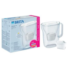 Jarra filtrante Brita Style Essential 2,4L branca com 2 filtros