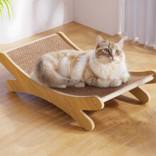 Assistent Sisal-Katzenkratzer, 48x31x16cm, 160 Bogenform, Naturbraun, für Katzen 4-6kg