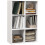 Six-Cube Bookcase - White Wood Effect 1