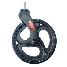 8 Inch Vervangend Zwenkwiel met Zwenkvork, Reserveonderdeel voor Rollator/Looprek