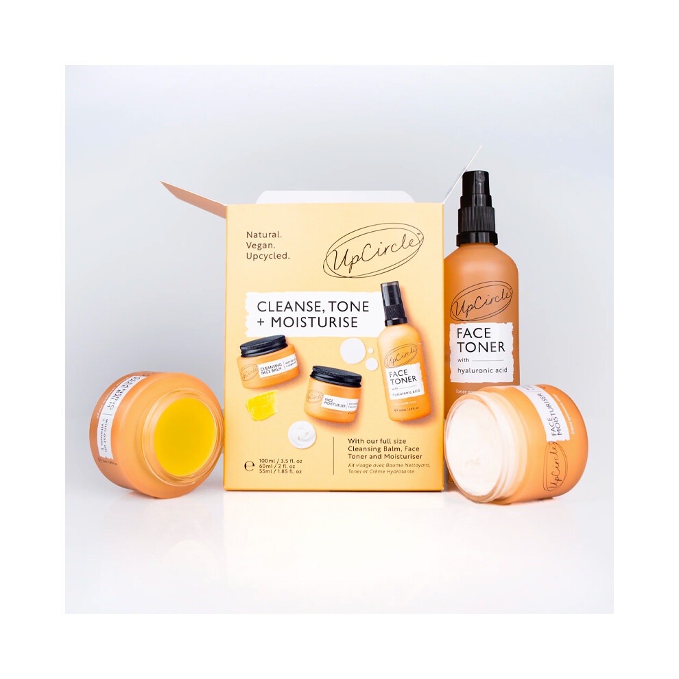 UpCircle Cleanse, Tone & Moisturise Set - Image 3