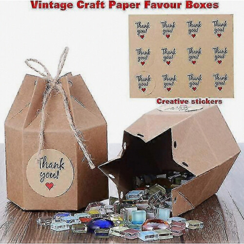 50pcs Handcraft Paper Candy Box Wedding Candy Boxes Diy Party Gift Box 1