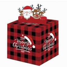 Kerstcadeaubox in de vorm van een gelddoos, interessant ontwerp, cadeau-ideeën voor de feestdagen met spaargeld - A