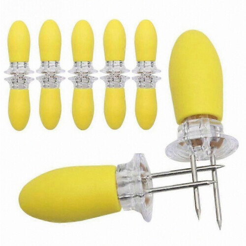 Recyclable Stainless Steel Corn Holders Barbecue Accessories Grill Tools 10pcs 1
