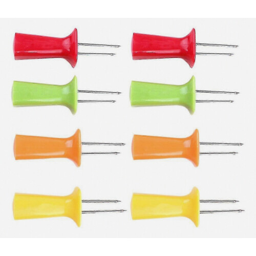Wearing Corn Maker Fruit Fork Cutlery Fork Bbq Outdoor Corn Fork (8pcs) 2