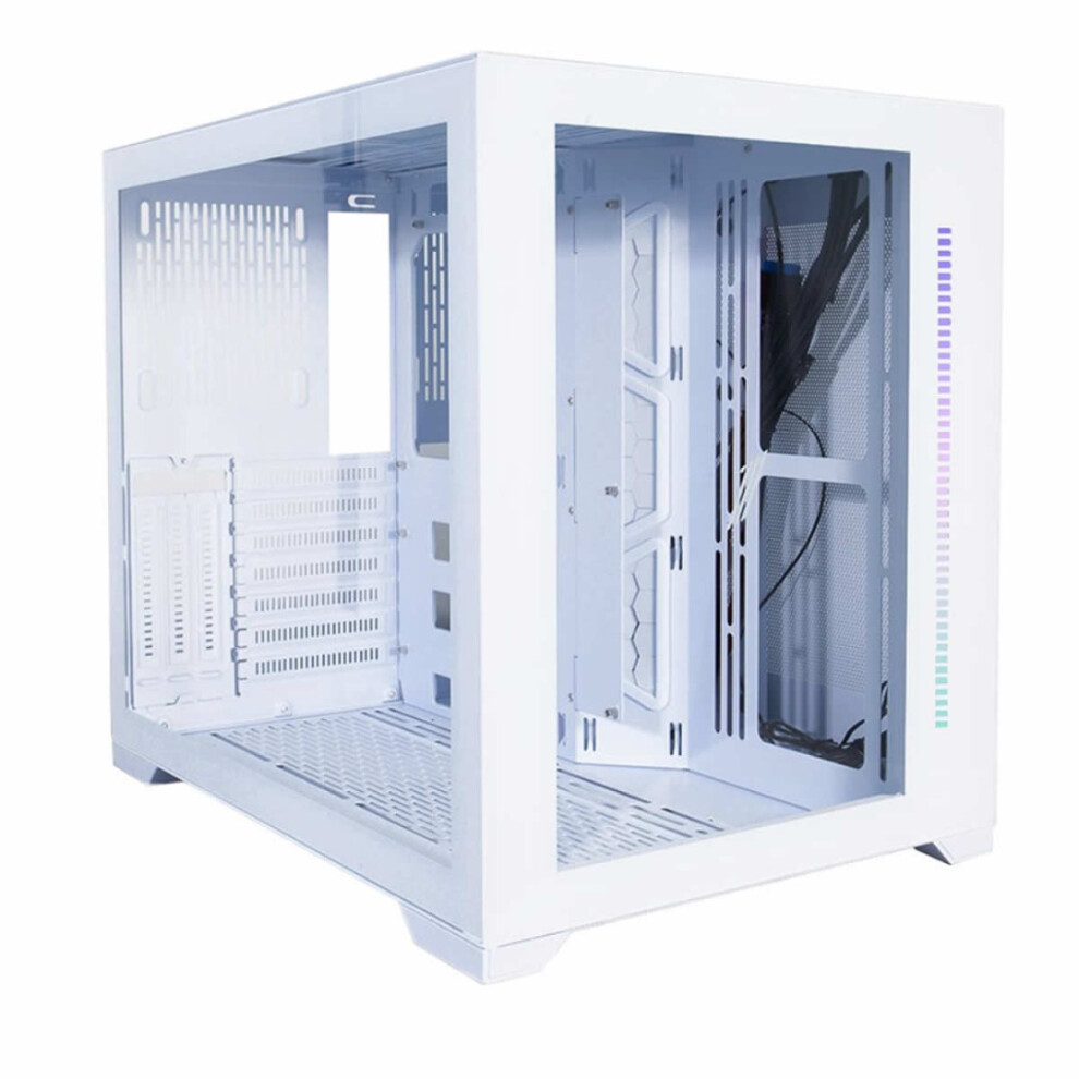1St Player White Steampunk Sp7 Rgb Tempared Glass Mid Tower Gaming Pc Case - Image 4