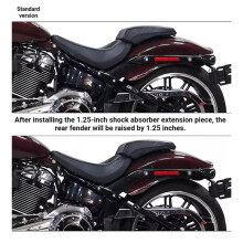 1-1/4" Rear Lift Shock Mount Extension Extender for Softail Models Fat Bob Low Rider S FXFB FXBRS FXBB FXFBS