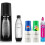 SodaStream Vesihiilihappoittaja - SODASTREAM - Terra - Mattamusta - 2 x 1L - Pepsi- ja 7UP-siirapit 1