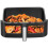 Airfryer - NO NAME - Dual ZY551AF - 10 L - 2600 W - 2 onafhankelijke manden 2