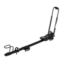 Dakkoffer voor 1 Fiets-Duoku-Capaciteit van 20 kg, Vouwbare Verticale Steun Zwart, Ontworpen in Aluminium en Q235 Staal