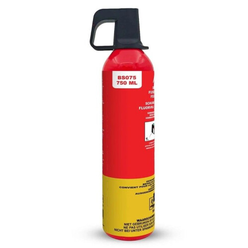 Extintor spray - ALECTO - BS075 - 750 ml - Classes A e F (5A/5F) - Alcance 4 m 2