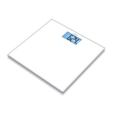 Sanitas SGS 03 Personenwaage - Glasplatte - 150 kg - LCD Blau