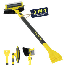 3-in-1 Extendable Ice Scraper Snow Brush