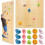 Modularer Kletterwand aus Holz - MAMABRUM - 3 Panels - 15 umpositionierbare Griffe - Zum Selbstaufbau 1