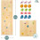 Modularer Kletterwand aus Holz - MAMABRUM - 3 Panels - 15 umpositionierbare Griffe - Zum Selbstaufbau 3