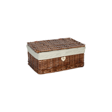 Wickerfield Brown Wicker Storage Basket - Medium