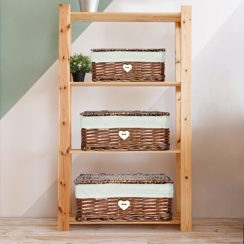Wickerfield Brown Wicker Storage Basket - Large 2
