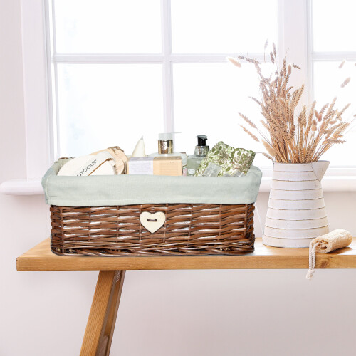 Wickerfield Brown Wicker Storage Basket - Medium 2