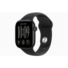 Apple Watch Series 12 GPS 42mm Black Aluminium S/M Black Sport Band