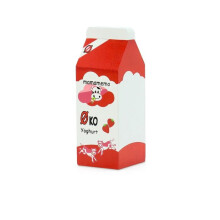 Brinquedo de imitação - MAMAMEMO - Iogurte de beber morango - Madeira - Vermelho - Para crianças até 8 anos