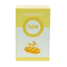 Brinquedo de imitação - MAMAMEMO - Saco de farinha de madeira - Amarelo - Madeira - 5,5 x 3 x 9 cm