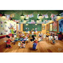 Palapeli - SCHMIDT SPIELE - Mikki ja Minni -koulu - 200 palasta - 43,2 x 29,1 cm - Disney/Thomas Kinkade
