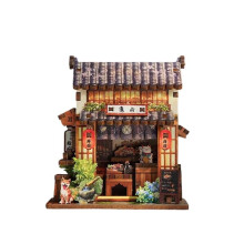 Puzzel 3D - CARTARTEM - Mini Boek Nook Japanse Sushi - Vooraf gesneden multiplex - Zonder lijm of gereedschap - 8,2 x 4,5 x 8,8 cm