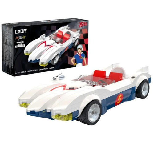 Bouwstenen - CaDA - Mach 5 (Speed Racer) - 294 stukken - Schaal 1:24 - Vanaf 8 jaar 2