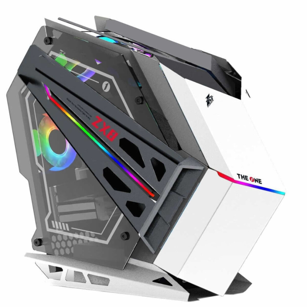 1St Player Black Zx8 Rgb Tempared Glass Mid Tower Gaming Pc Case - Image 4