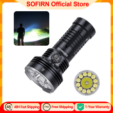 Sofirn IF30 LED-taskulamppu, 12000 lumenia, ladattava, USB-C, vedenpitävä IPX-8, ulkotilakäyttöön