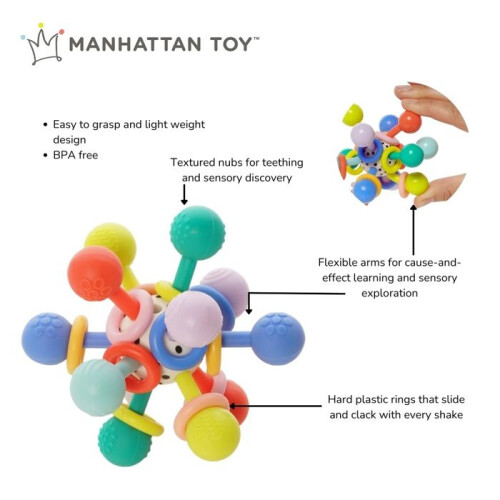 Manhattan Toy - Jouet d'activité Atome couleur pop - CHAMO 2