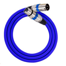 XLR Microfoonkabel (Mannelijk Naar Vrouwelijk) 1 Meter XLR Audiokabel (Mannelijk Naar Vrouwelijk) voor Mixer, Versterker, Luidspreker, Audioapparaat,