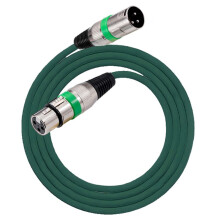 XLR Microfoonkabel (Mannelijk Naar Vrouwelijk) 1 Meter XLR Audiokabel (Mannelijk Naar Vrouwelijk) voor Mixer, Versterker, Luidspreker en Audioapparaat