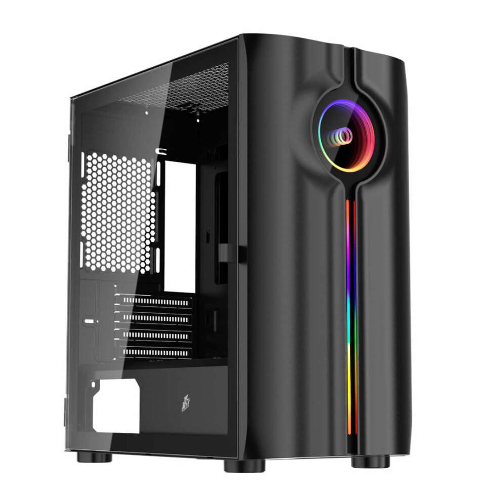 1St Player Black Is3-Bk Argb Tempered Glass Mid Tower Gaming Case - Image 3