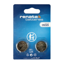 Renata CR2325, 2325, 3V Lithium Knopfzellen - 2er Blister