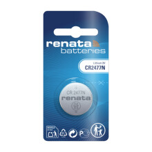 6x Renata CR2477N, 2477N, 3V Lithium Knopfzellen (6x 1er Blister)