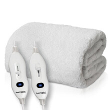 (King) Dreamcatcher Electric Blanket Fitted Sherpa Fleece Heated Underblanket 3 Heat Settings